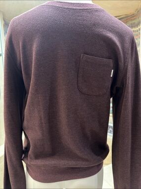 Vuori Men's Crewneck Sweater in Deep Wine